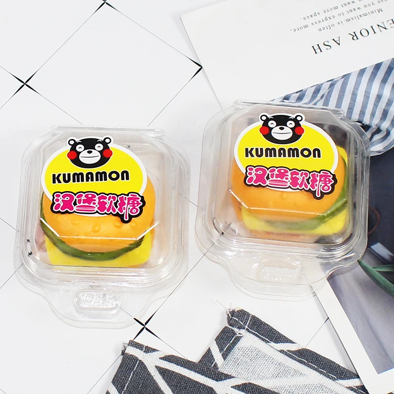 Popular Gummy Snack Fruit Gummy Candy Sweet and Sour Hamburger Gummy Candy