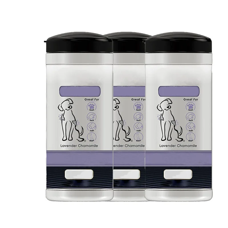 Custom Pet Compostable Portable Bulk Canned Cleaning Wipes Dog Wipes Organic