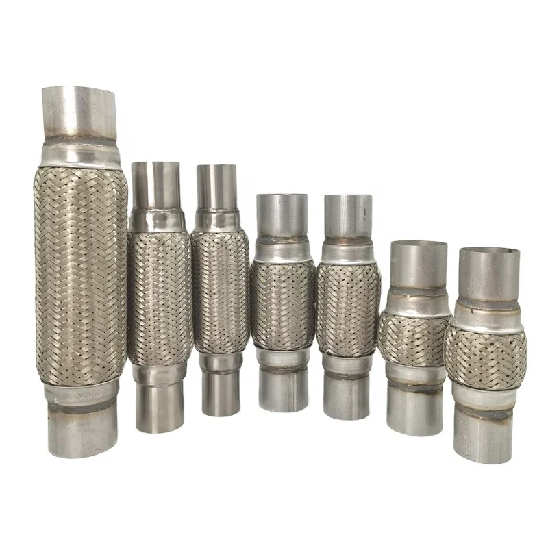 Нержавеющая сталь 51x160x75 мм выхлопные Вибраторы гибкая труба гофрированная труба для автомобиля запасные части