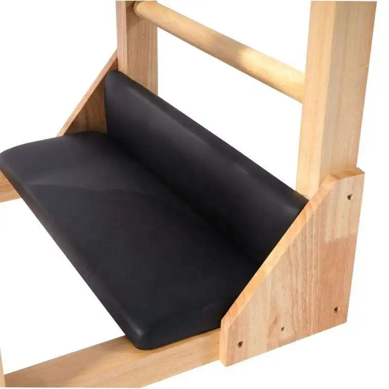 Commercial gym home equipment Yoga Fitness Pilates Barre Oak wood Pilates Ladder Barrel