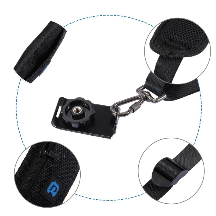 Quick Release PULUZ анти-скольжения мягкий коврик нейлон камера с одним плечевым