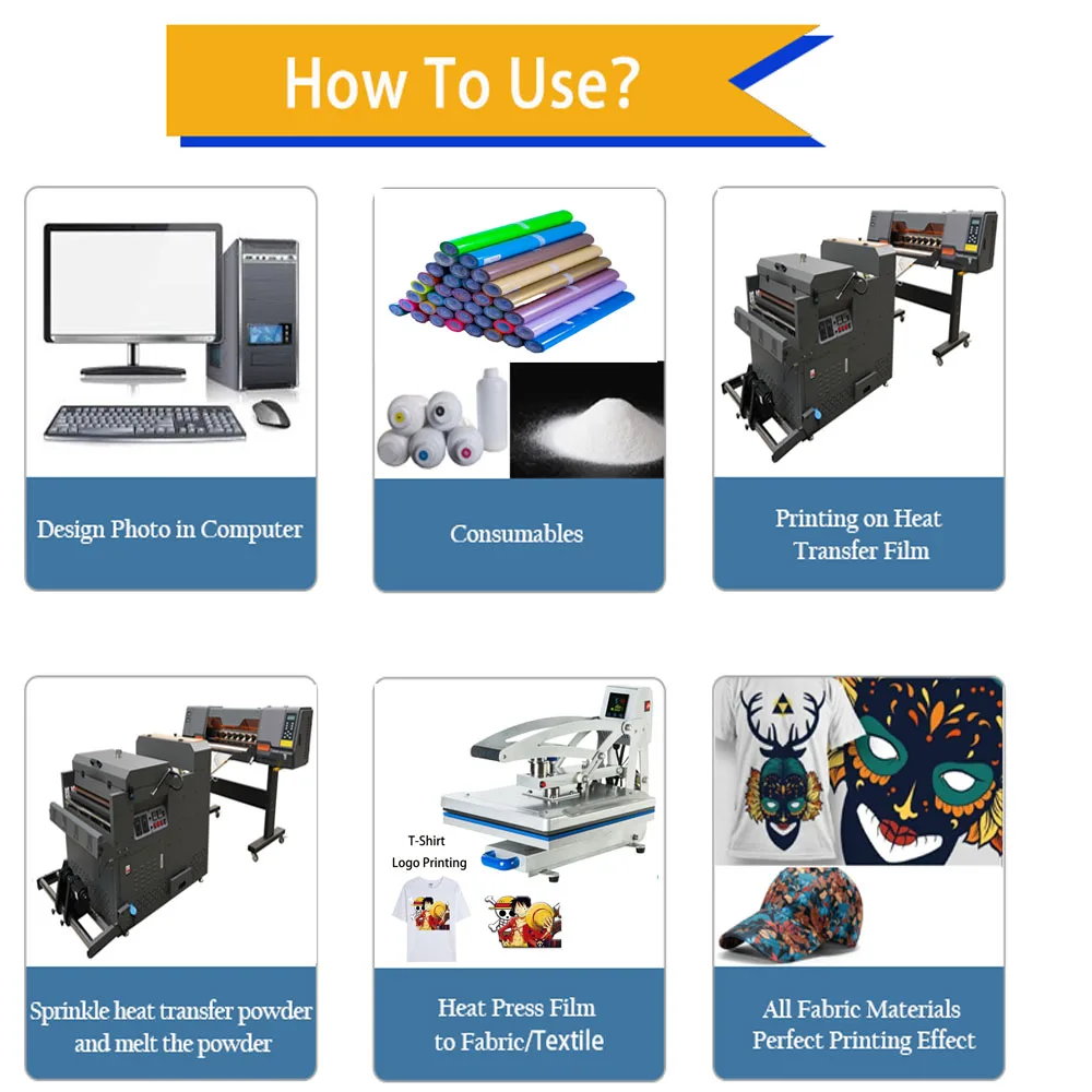 DTF printer 60 cm Professional Manufacturer With Powder Shaking procolored dtf printer dtf impresora