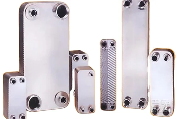 Brazed Heat Exchanger For Domestic Boilers /water chiller Manufactured In China