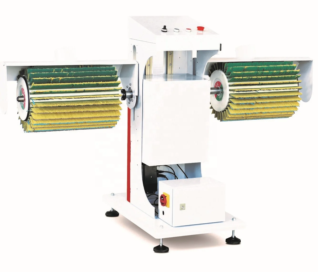 Electric Wood Brush Double Drum Bench Edge Sander Sanding machine