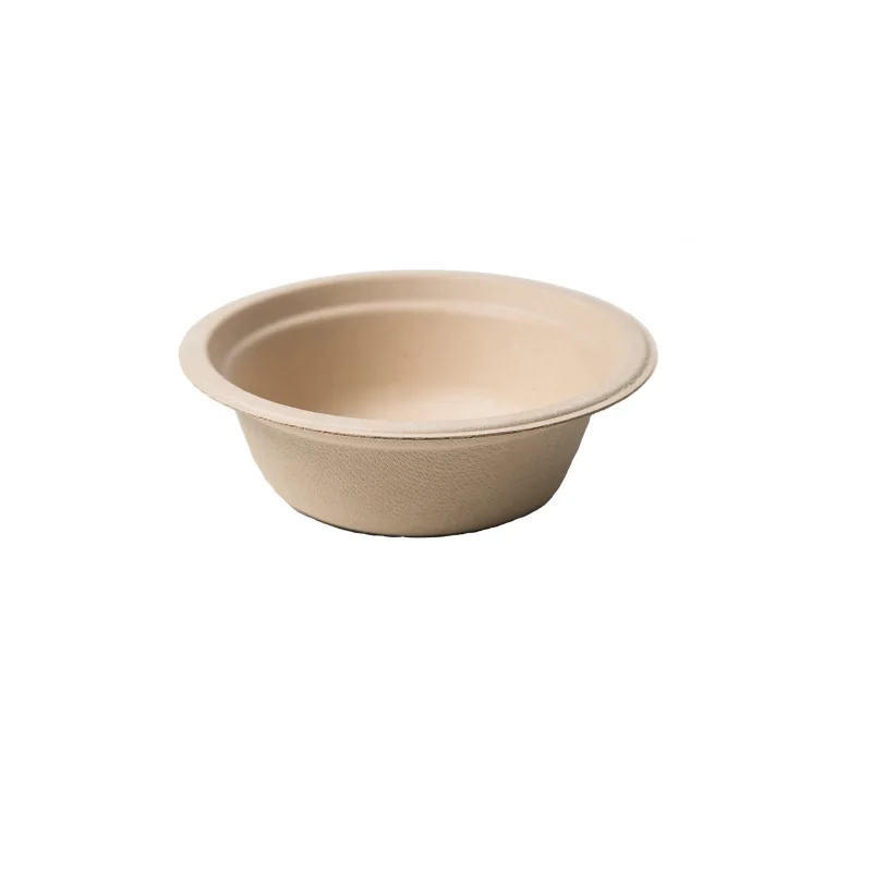 Factory Supply Eco Friendly Disposable Tableware Biodegradable Bamboo Fiber Bowls Compostable Disposable Bowls For Restaurant