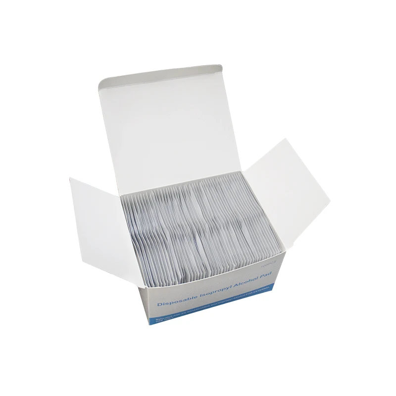 Custom Medical Antibacterial Wet IPA Isopropyl Alcohol CHG Prep Antiseptical Pad Wipes for Disinfection