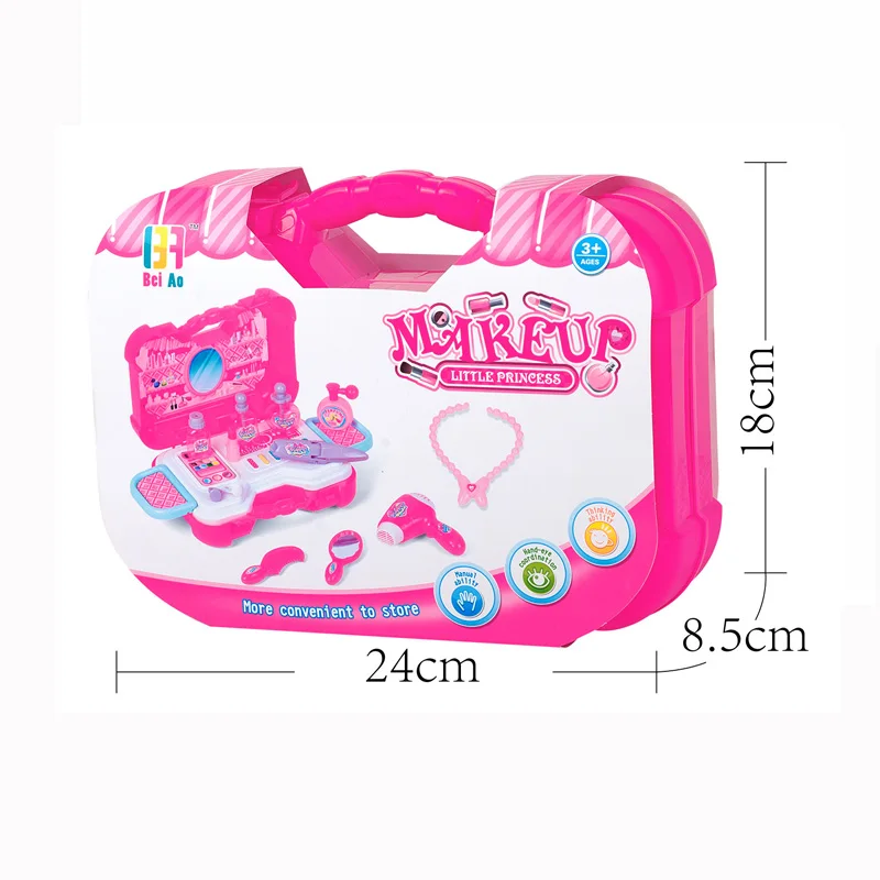 Plastic portable suitcase DIY tool set role play educational kids engineering tool toys