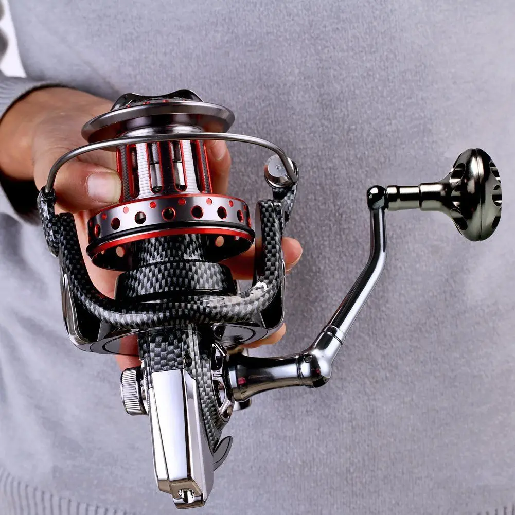 Willfishing  ALF8000 10000 12000 Distant Big Fishing Reel 4.7:1 Saltwater Metal Spinning Fishing Reel