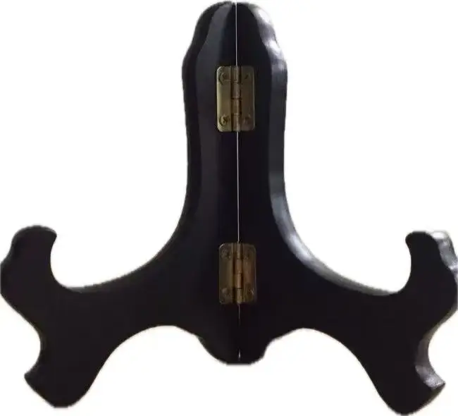 wholesale black color folding Wooden Picture frame Easel Stand for photo frame and cookbook