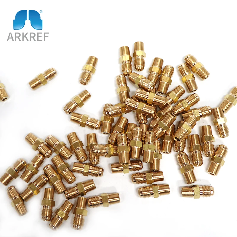 OEM Available High Quality Brass Flare Fittings And Brass Flare Nuts Compressor Brass Fittings