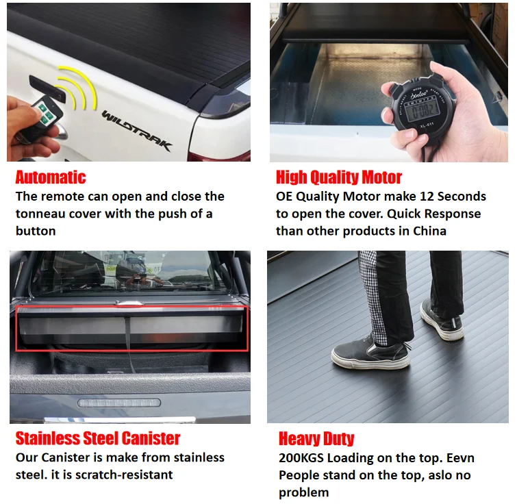 KSCPRO electric tonneau cover electric roller lid for MAXUS LDV T60 T70 2017-2022