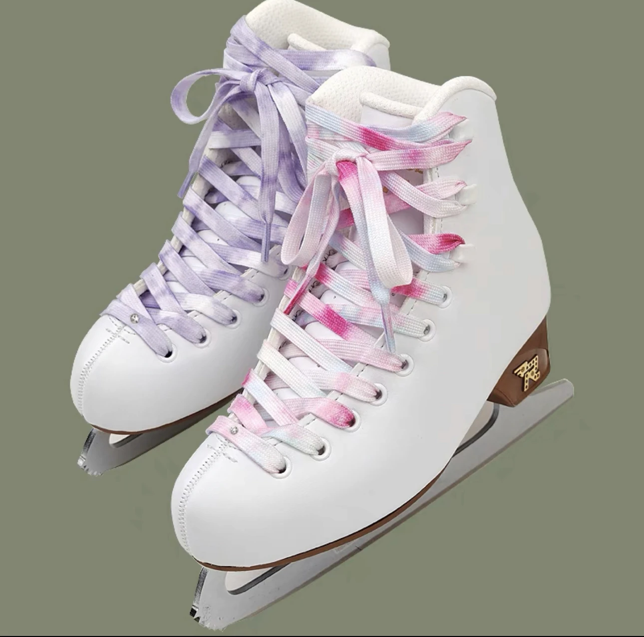 Wear-resistant Waxed Hockey Shoelaces Athletic Shoe Laces For Ski Skates