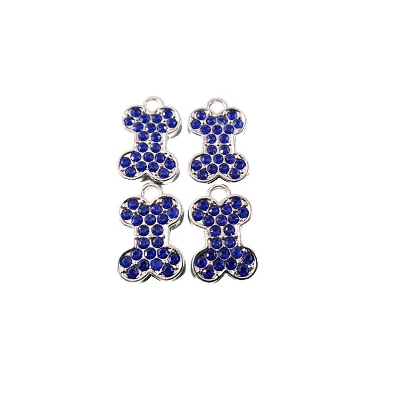 Rhinestone Bone Wholesale Rhinestone charms Dog Bone Pendant for Jewelry Making