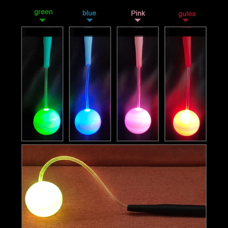 Interesting  Adjustable  LED cordless jump rope multicolor Jump Skipping Ropes