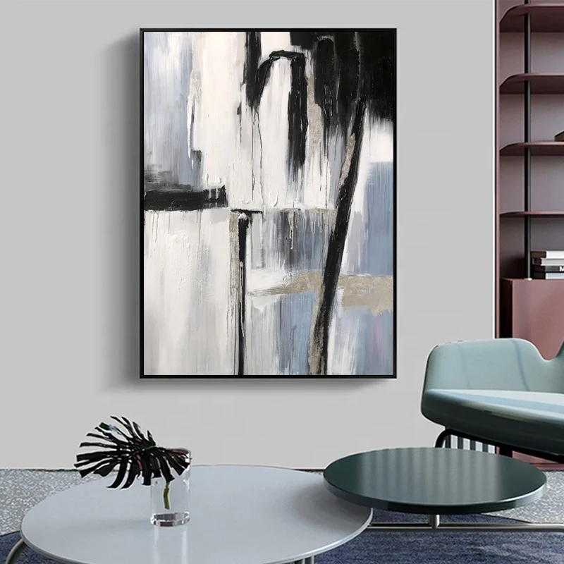 New product living room wall decoration abstract art fabric canvas pure hand-painted oil painting