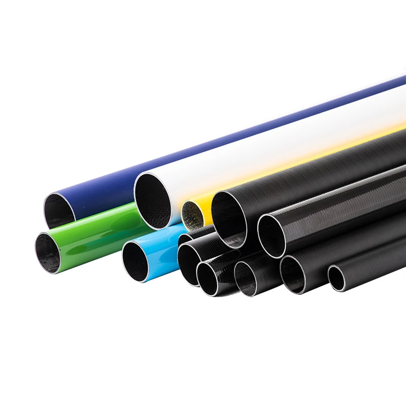 Hot selling 20mm 10mm 75*75mm roll-wrapping glass fiber pipe tubes fiberglass tubes