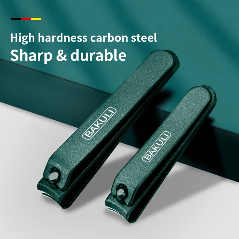 Nail Cutter Manicure Set 9 PCS Trimming Care Kit Label High Quality Stainless Steel Bevel Nail Clipper Tools With Leather Case