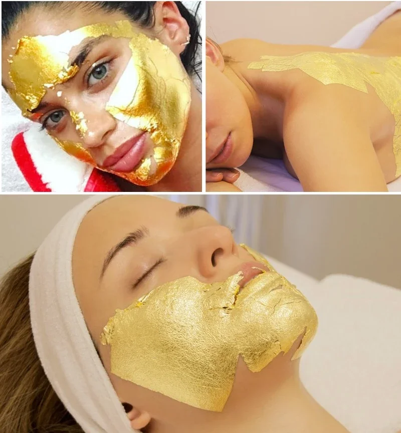 9.33*9.33 cm Pure Silver Leaf Foil 4.33*4.33cm Transfer gold leaves Edible Gold Leaf Sheets Paint