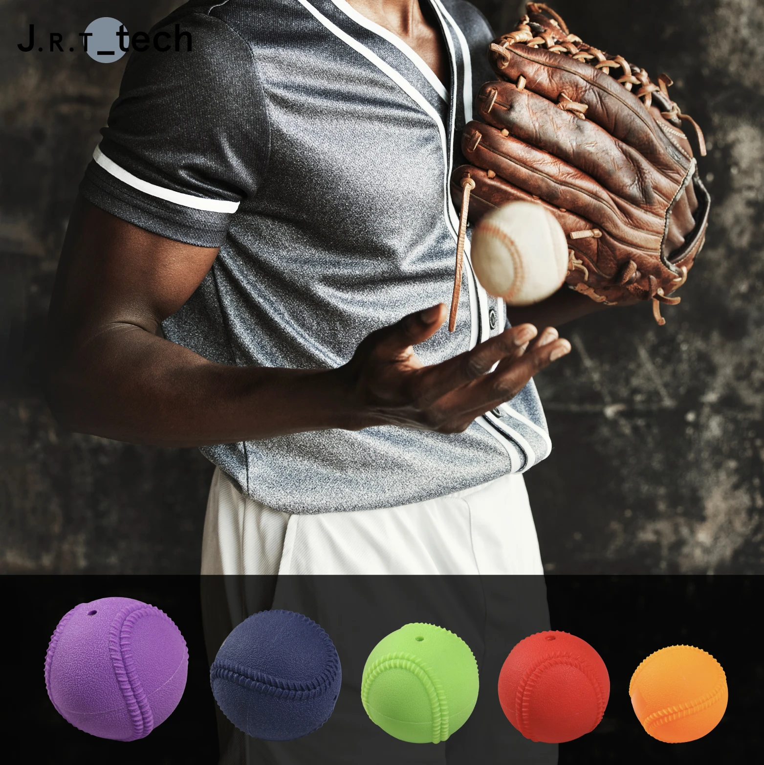 Weighted Baseball Training Set of 5 Plyo Balls for Increasing Pitching and Throwing Strength weighted ball