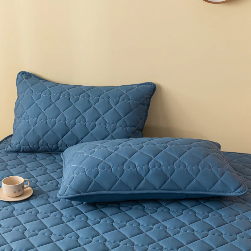 Class A Cotton Breathable Soft Mattress Cover Quilted Jacquard Mattress Protector with Elastic band