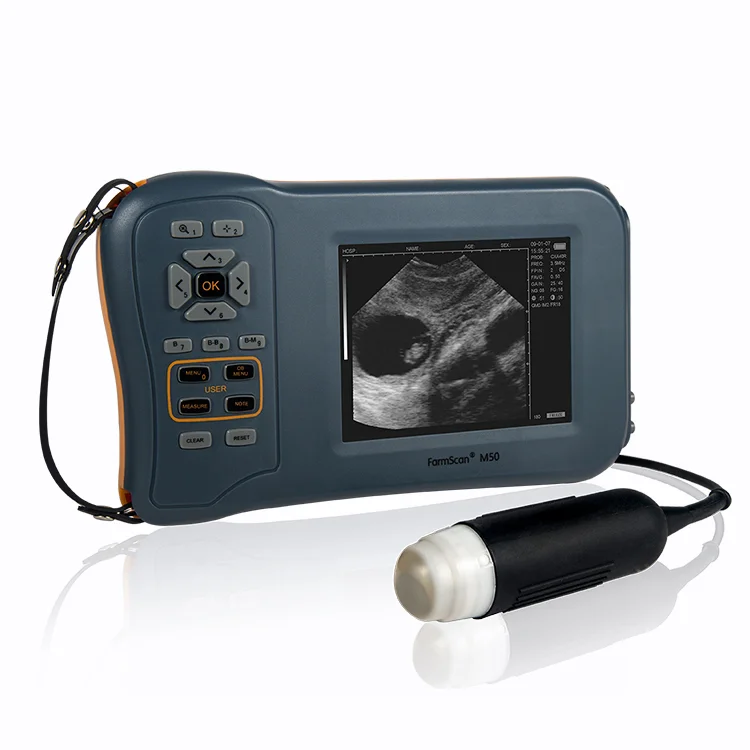 Excellent imaging quality handheld veterinary ultrasound for sows, Ewes, goats, bovine dairy and bovine beef scanning