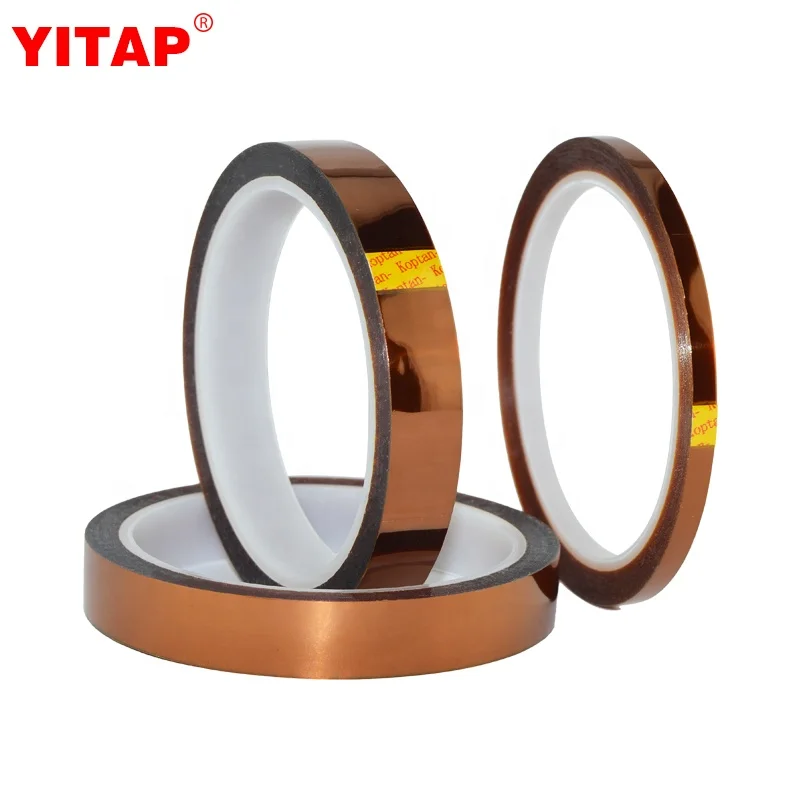 Silicone Adhesive Polyimide Insulation High Temperature Thermal Tape For Sublimation Coated