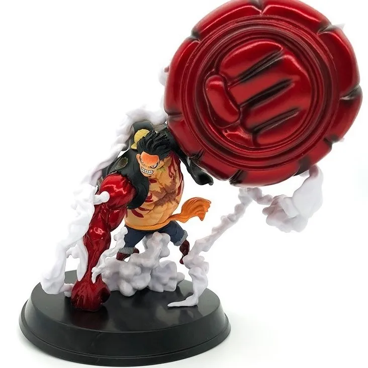 Anime 1 Piece GK Super Huge Big Hand Luffy Ape King Gun Fourth Gear Luffy Statue Model Boxed Action Figure Toys