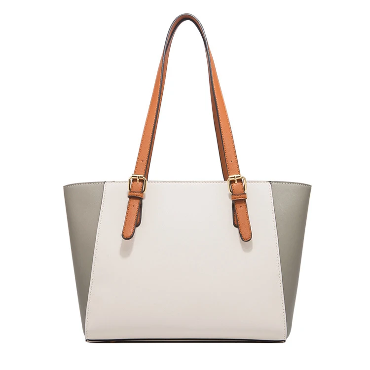 large capacity Fashion patchwork 4 pieces leather card purse hand bags composite ladies handbags wholesale for 2021