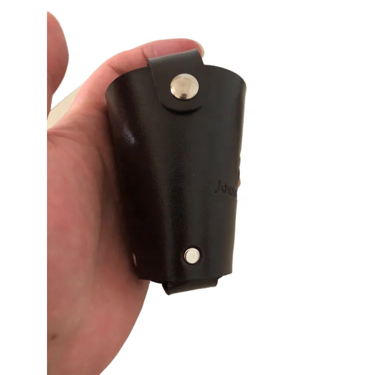 Custom Logo Portable pu carrying stainless steel hanging cup protective bag for johnnie walker brand promotion