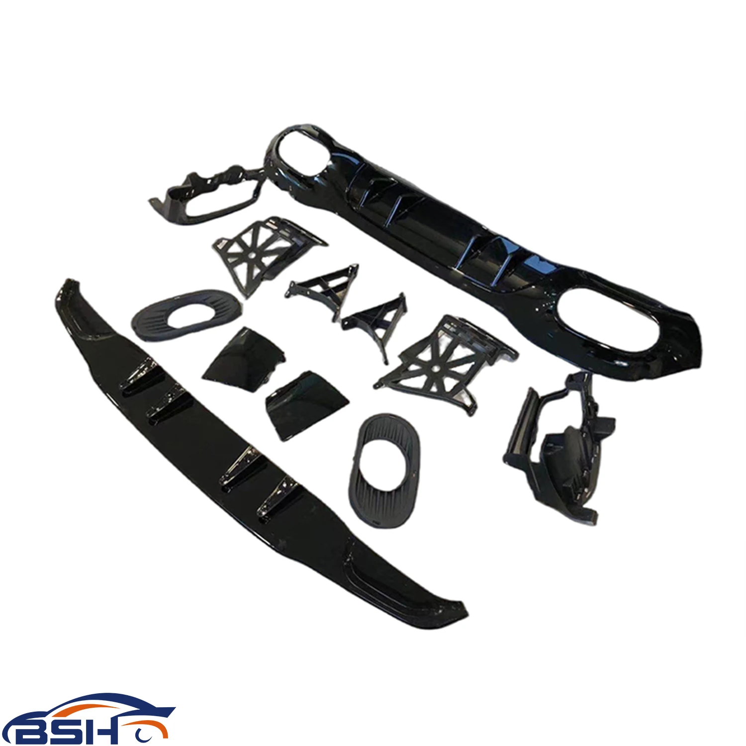 Car Accessories A35 Style Rear Diffuser For BENZ W177 AMG Sedan 2019-2022