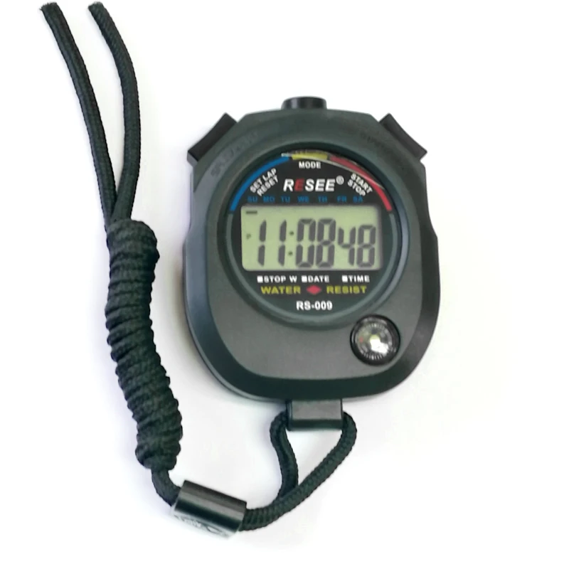 Resee  cheap price laboratory timer stopwatch waterproof sports big face digital stop watch