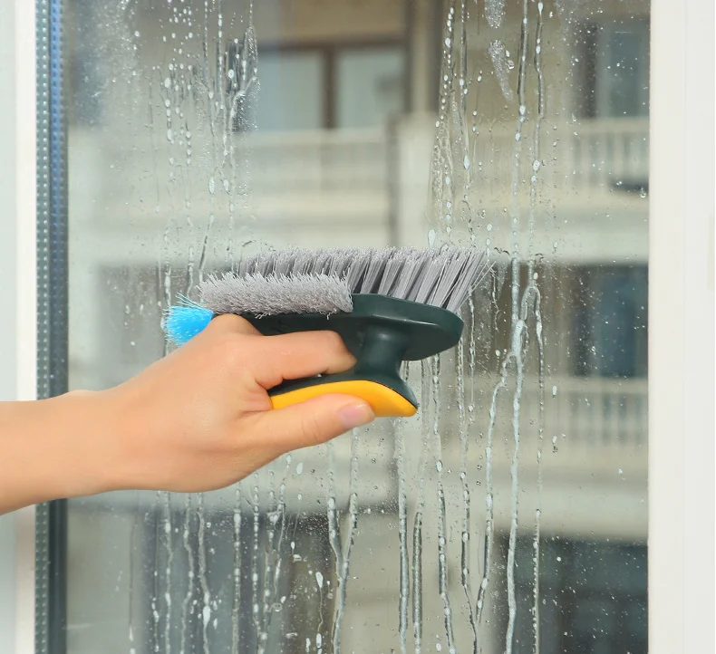 New gap toilet floor brush bathroom corner toilet cleaning brush glass brush cleaner