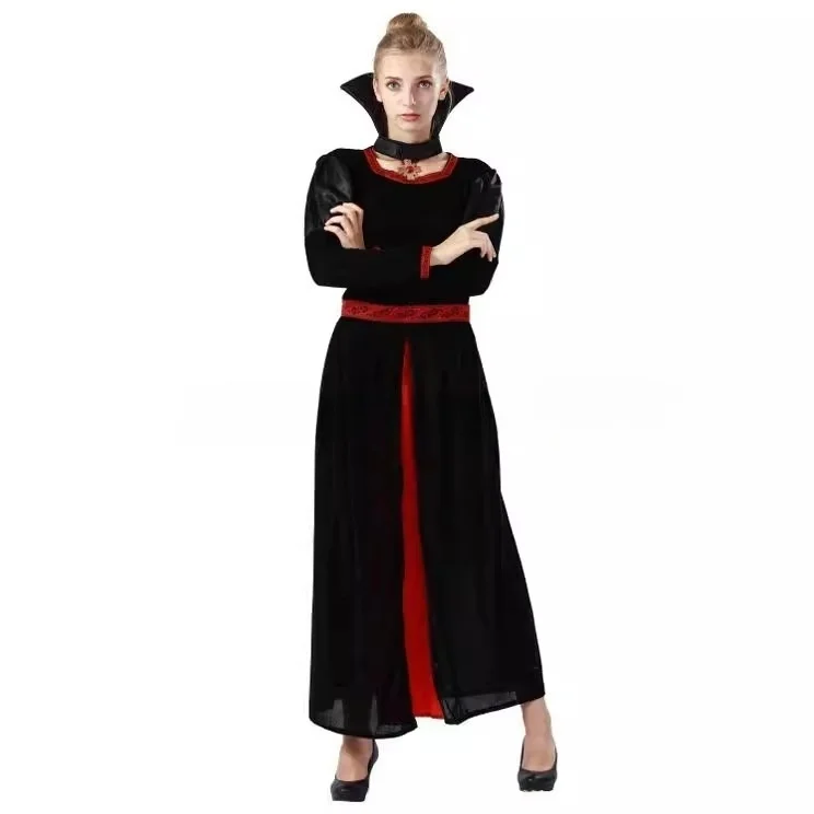 Halloween cosplay adult and female costume cloak cloak vampire dance costume set