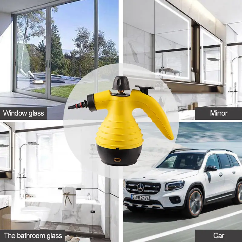 Jesun 6-in-1 Multipurpose Handheld Steam Cleaner Portable Car Steamer Cleaner Chemical-Free Sanitizing for Pet-Friendly Homes