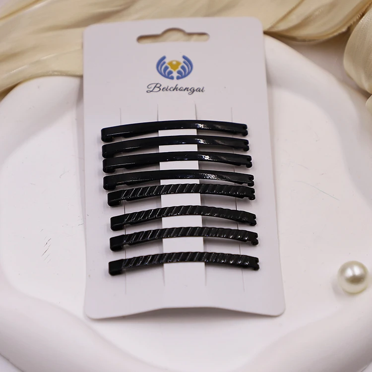 Wholesale High Quality Black Hair Barrettes Bobby Pins Clips For Nurse DIY Hair Accessories