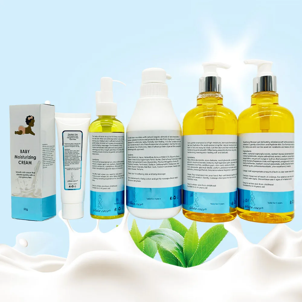 Private Label Baby Oil Natural Baby Skincare Product Smoothing Moisturizing Skin High Quality Face & Body Oil for Children Oil