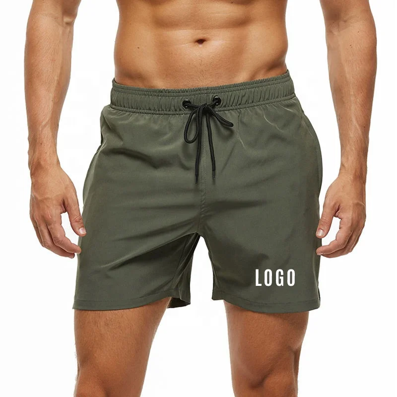 Custom Logo Men Shorts Swimming Trunks Quick Dry Beach Shorts Beach Summer wear Shorts High Quality 100% Polyester Printing