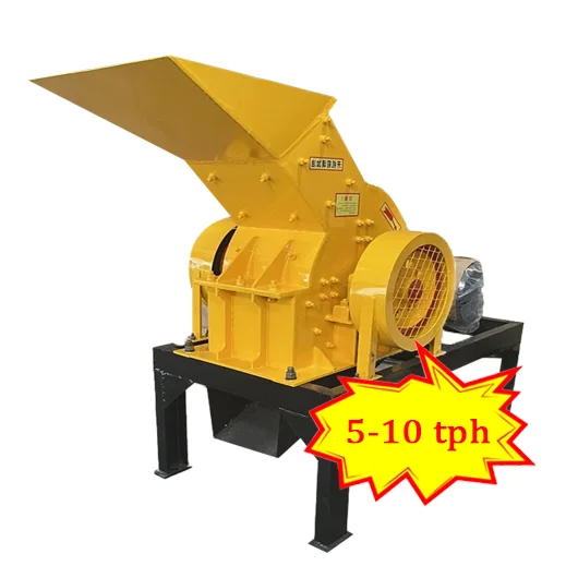 Portable Mini Diesel Engine Hammer Mill Crusher Rock Crushing Machine for Sale