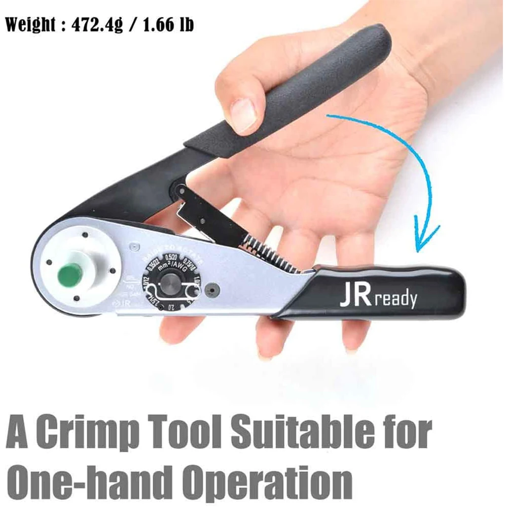 JRready ACT-M202 pin crimping tool 12-22 AWG For Size 12,16,20 pin terminal crimping tool for deutsch pin connector