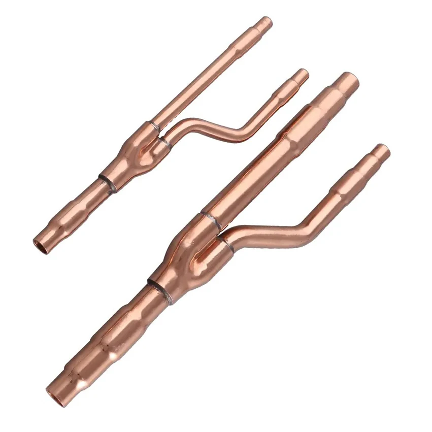 Copper Disperse Pipe Y Branch Copper Refnet Joint for VRF/VRV SYSTEM Air Conditioner Use