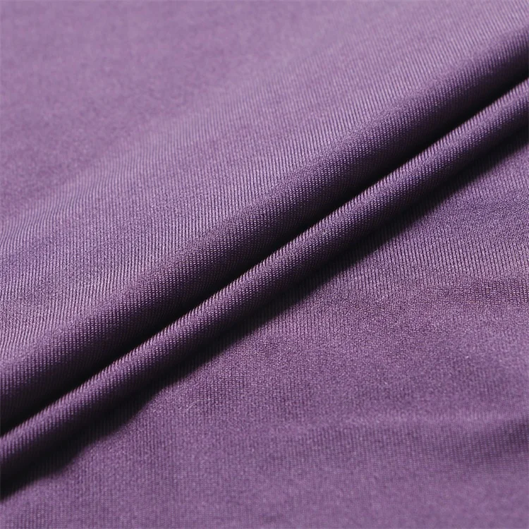 
QS4060 Smooth and Soft Stretchable 4 Way Stretch Spandex Single Jersey Fabric Lining Fabric 