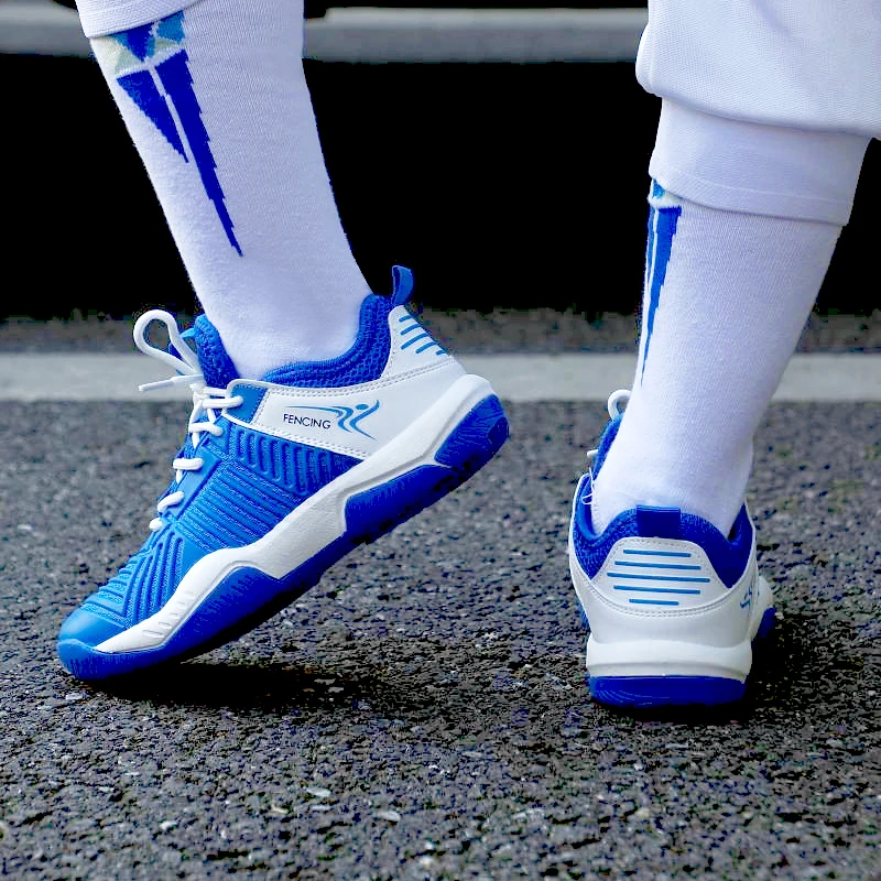 Fencing shoes Professional children adult training shoes men and women general anti-slip wear resistant athletic shoes