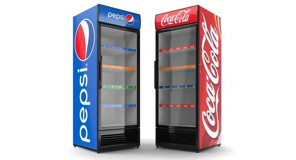 Высококачественный Вертикальный холодильник для напитков Pepsi дисплей и рекламное устройство охлаждения холодильное