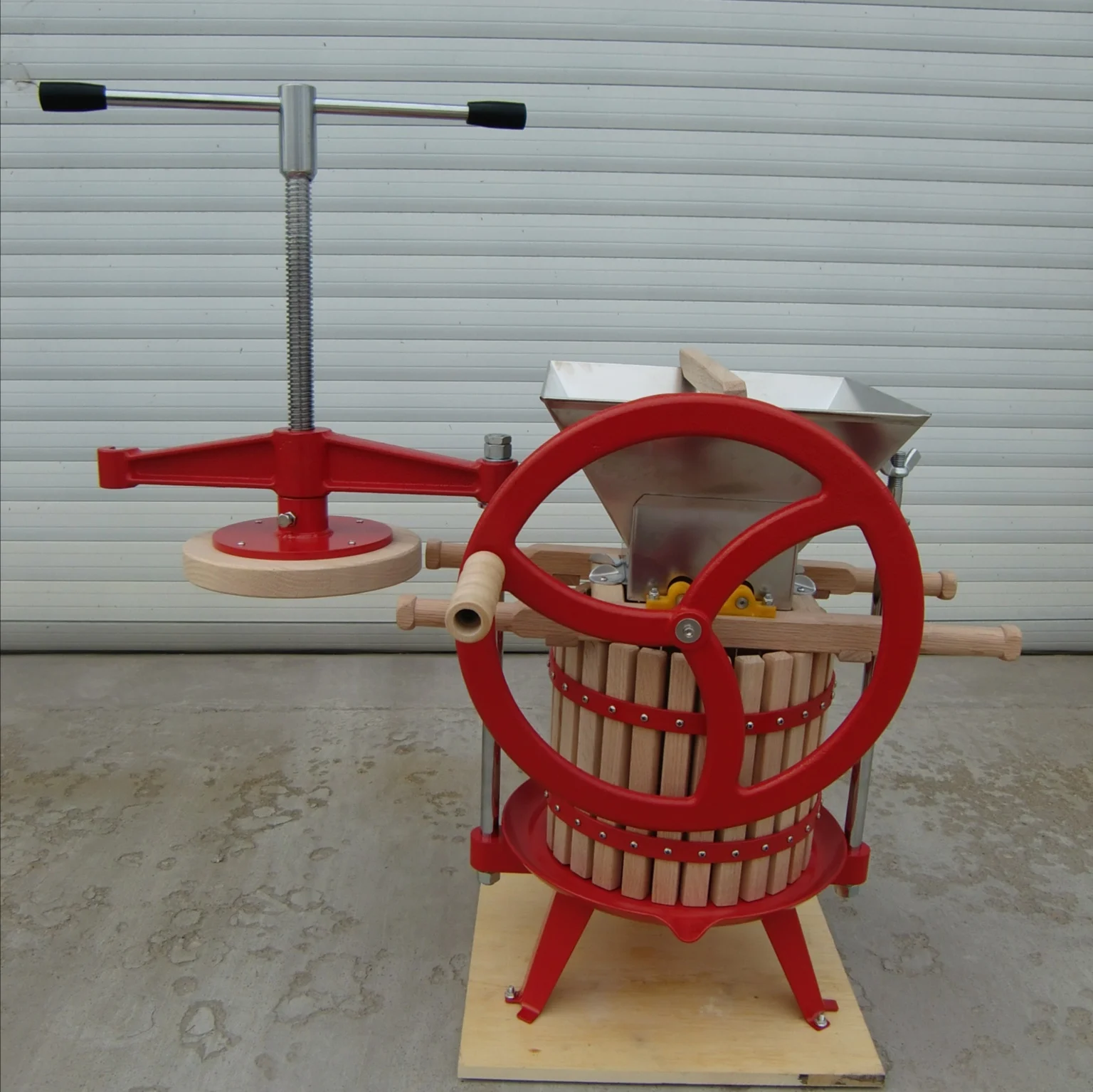 4 галлона соковыжималка ручная соковыжималка для моркови деревянный пресс для фруктов