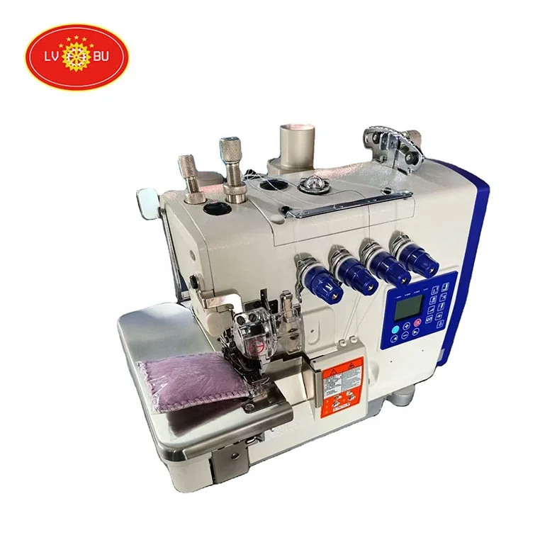 EXT-900 Single Head Full Automatic 4 Thread Overlock Domestic Sewing Machine Industrial