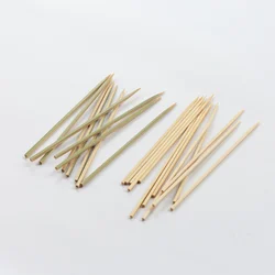 Cocktail Picks, 4.7 Inches Fancy Toothpicks Bamboo Cocktail Skewers with Looped Knot Food Sticks for Appetizers, Drinks,Fruit