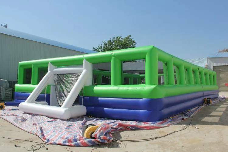 outdoor Inflatable Soccer Field inflatable football field games for sale