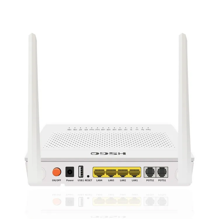  HSGQ-X422W 4GE + 2VOIP двухъядерный процессор Wi-Fi EPON GPON GEPON XPON ONU ONT Совместимость с HUAWEI ZTE