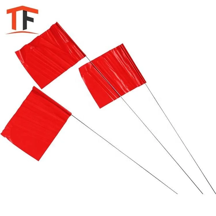 4 X 5 Inches Steel Wire Landmark Flag Irrigation Signs Sprinkler Lawn Yard Garden Dog Training Invisible Fences