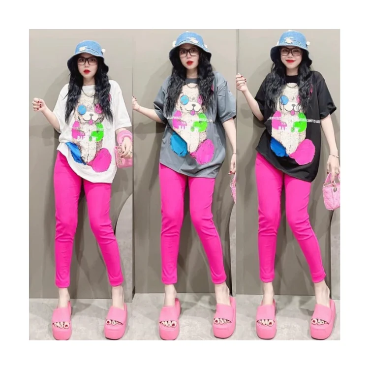 Fast Delivery Women Casual Two Piece Set Green Vina Quick Dry Odm Packed In Bag Made In Vietnam Manufacturer